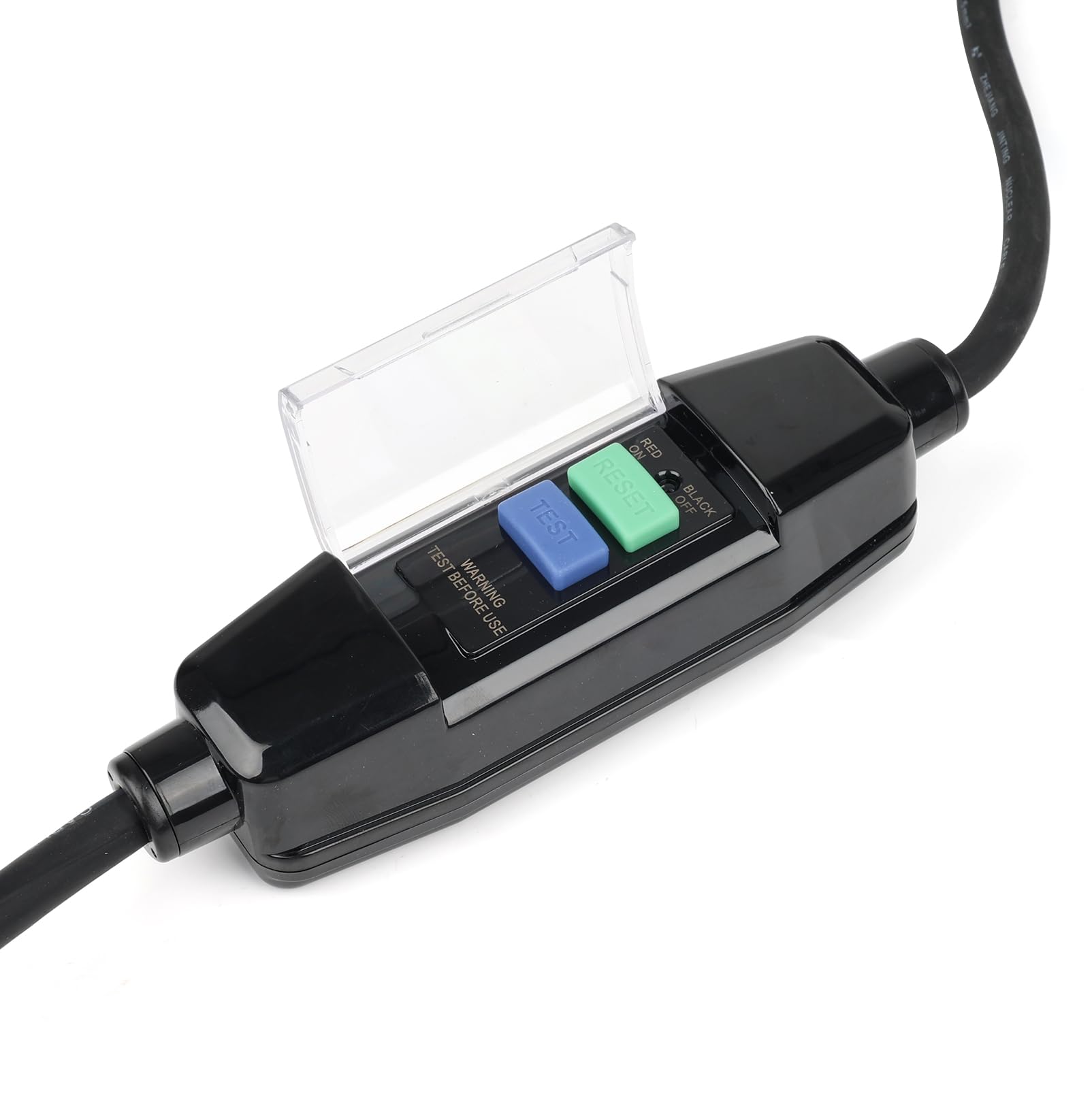 Adapterkabel 300 cm Schuko auf CEE mit Fehlerstromschutzschalter, CEE Stecker Verlängerungskabel IP44/IP55, 3x2.5mm² H07RN-F Neoprenkabel, Strom Adapter Campingstecker Adapter Set für Camping