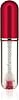 Travalo Pod Pure Perfume Atomizer - Leak-Proof and TSA Approved for Air Travel - Reusable and Airtight Easy-Fill Mini Pump Sprayer - Lightweight, Clear Body, Fun Colorful Lid - Red 0.17oz