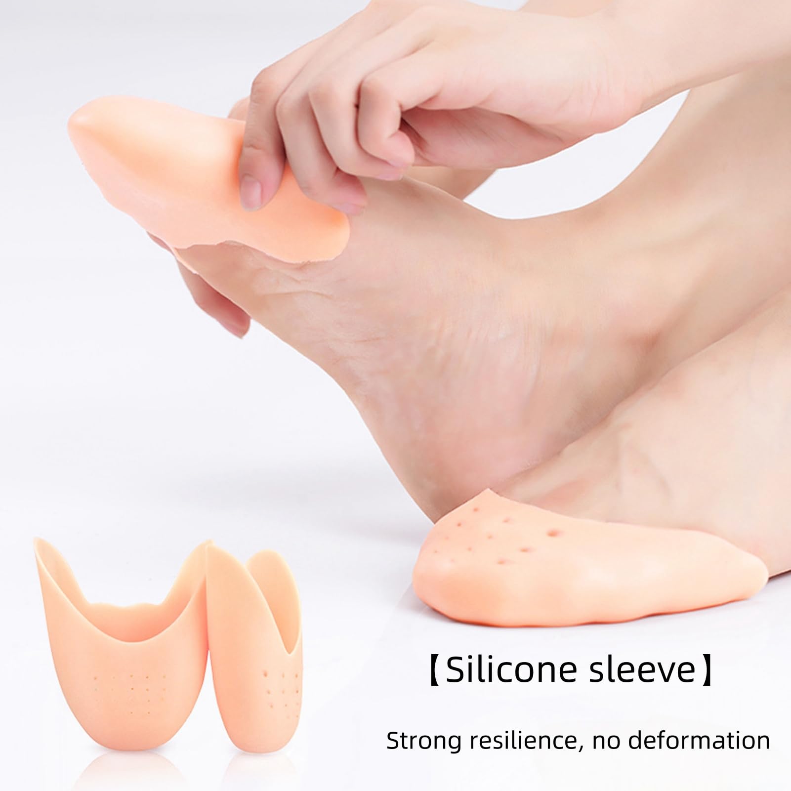 Chaussures de Pointe de Ballet Chaussures de Ballet avec Ruban Cousu et Coussinets en Silicone pour Filles Femmes