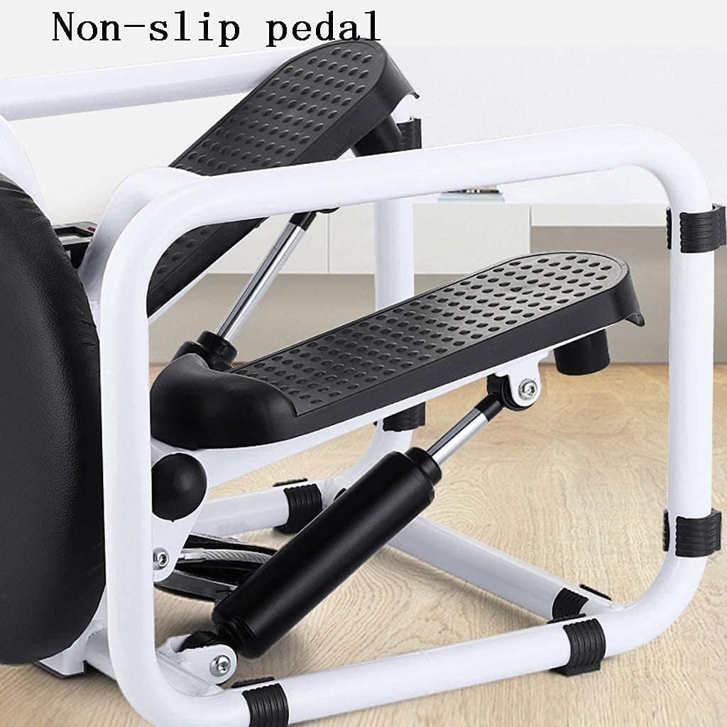 Stepper Desk con fasce di resistenza, macchina idraulica multifunzione per fitness indoor e allenamenti compatti