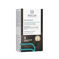 BIOCLIN Bio-Colorist Colorazione Permanente Capelli Castano Scuro 3 – Senza Ammoniaca – Con Olio di Argan – Copertura Capelli Bianchi – Colore Naturale e Brillante