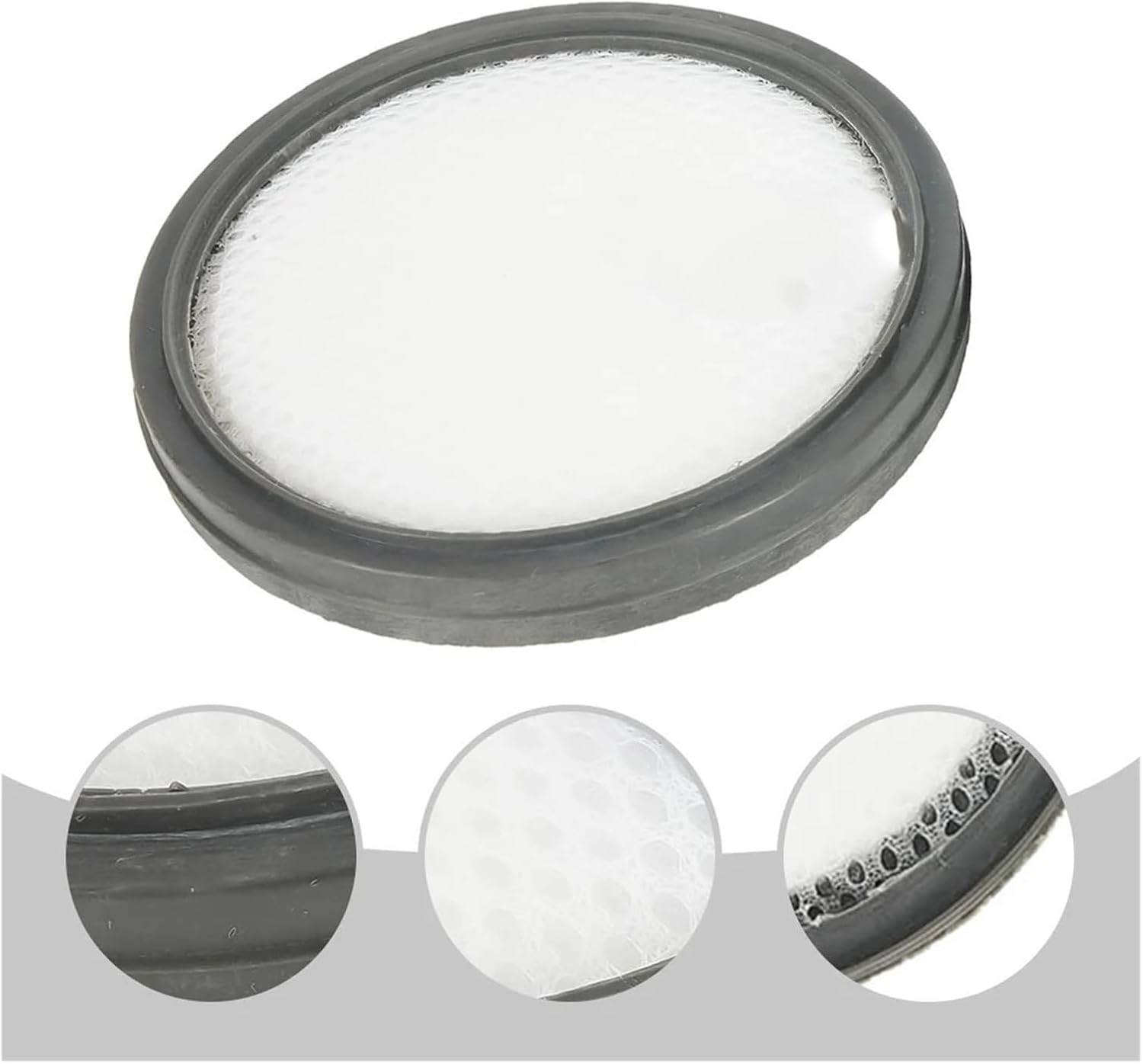 Washable Filter Replacement,Compatible for PRETTYCARE, W200 W300 Handheld Cordless Vacuum Cleaner Spare Filters Parts