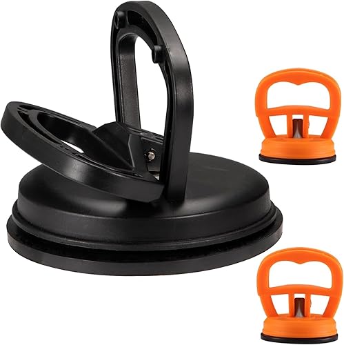 Extractor de abolladuras, extractor de abolladuras de automóvil, paquete de 3 unidades de eliminación de abolladuras, elevador de mango, potente