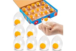 15 Pcs Golden Splat Egg Stress Relief Easter Toys