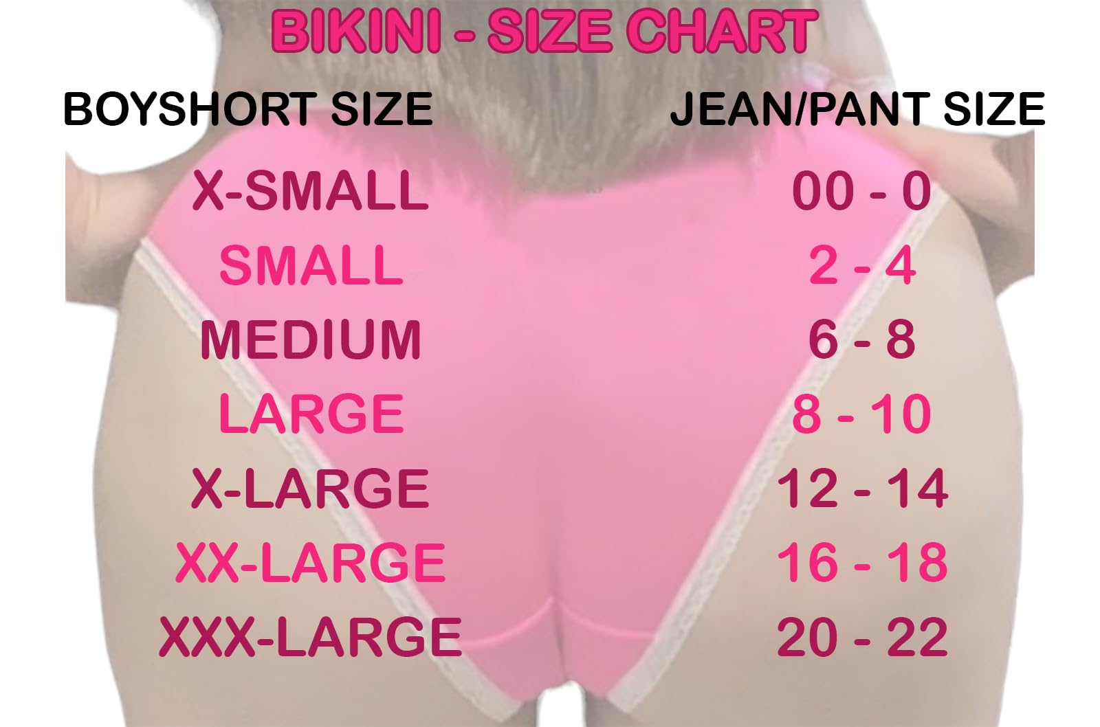 Knaughty Knickers Ask Me About My Only Fans - Sex Worker Positive - Fansly Adult Design Pink and White Bikini Panties: Large