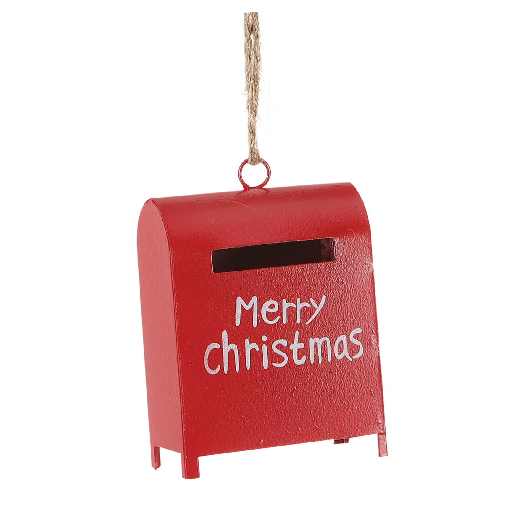 PRETYZOOM Vintage Xmas Tree Mailbox Ornament Mailbox Christmas Decor Festive Hanging Pendant