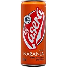 Drinks and Mixer 24 Units Box La Casera Naranja Aluminium Tin 33 cl