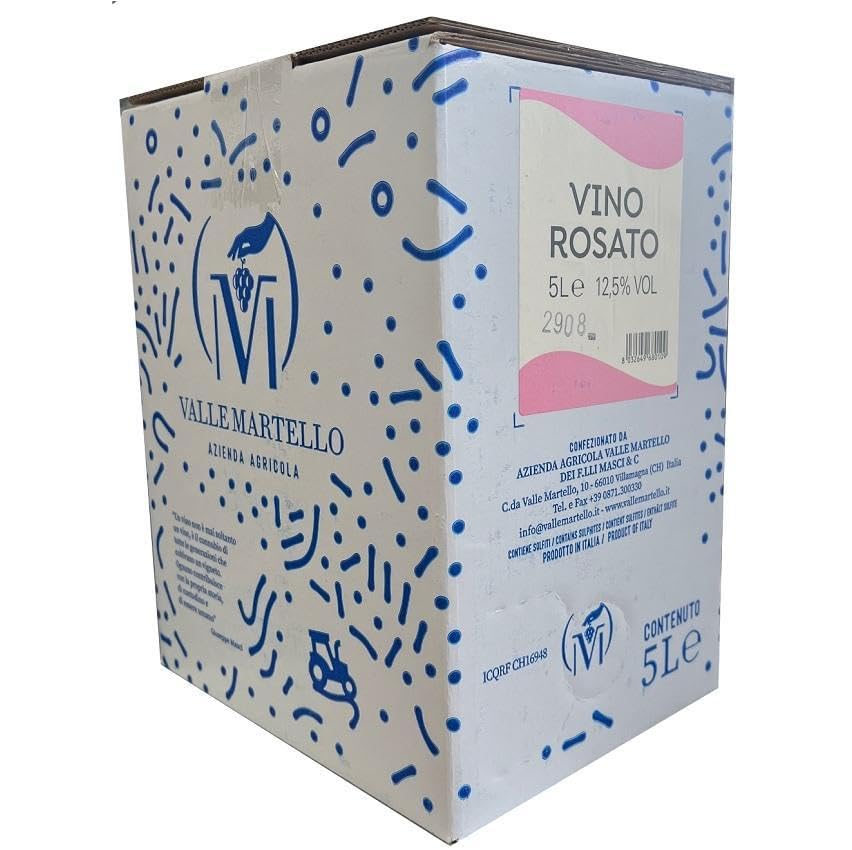 VALLE MARTELLO BAG IN BOX VINO ROSATO IGT COLLI TEATINI MIRIADE 5 LT