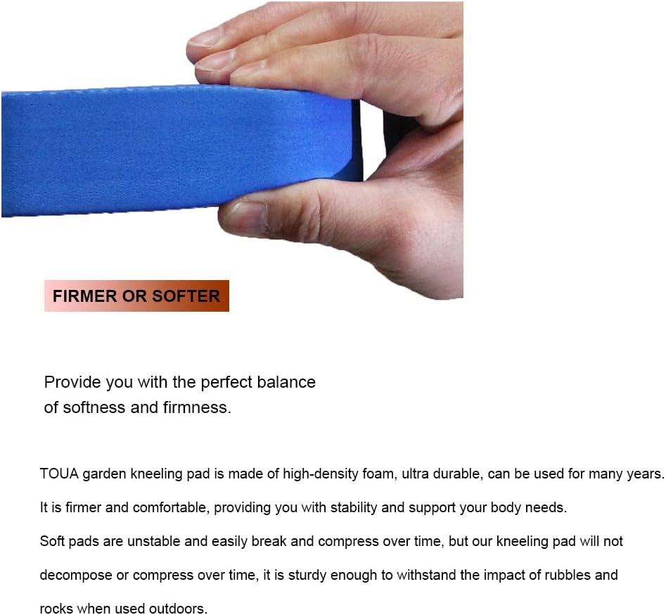 Large Kneeling Pad, High Density Foam Support Knee with Thick Kneeling Mat 17.8"x11"x1.5", Kneeler Pads for Work Gardening, Baby Bath, Yoga, Pray, Exercise, Fitness, 1 Pack
