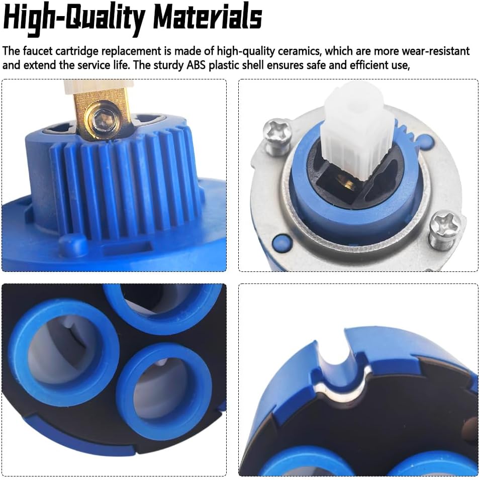 46048000 Faucet Cartridge Compatible with Grohe, Single-Hand Mixing Valve Ceramic Cartridge