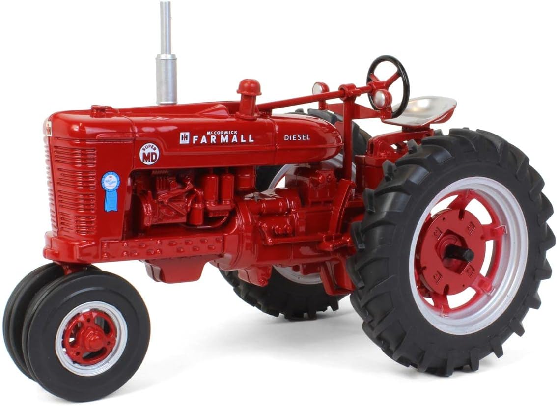 ERTL 1/16 Farmall Super MD Narrow Front with Blue Ribbon Decal, Prestige Collection 44286
