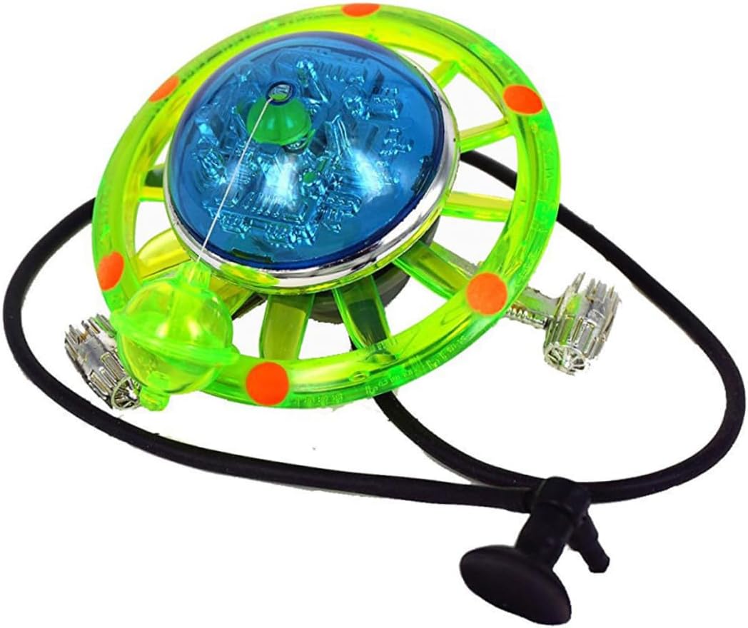 VICASKY Floating UFO Ornament Aquatic Decor Action-air Pump Toy for Fish Tank (Random)