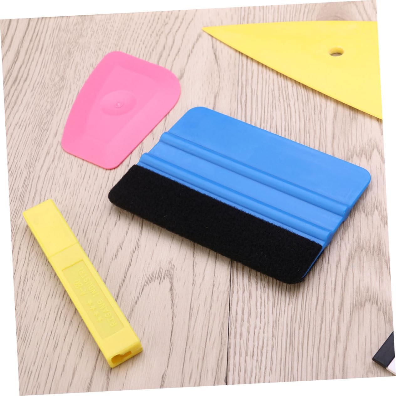 Mobestech 8pcs Complete Film Application Tool Kit Car Window Tint Vinyl Installer Material Lightweight Scratch Resistant