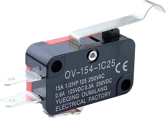 Limit Switch 1pcs 5pcs 10pcs Micro Limit Switch SPDT Open/Close V-154-1C25(5 Pcs)