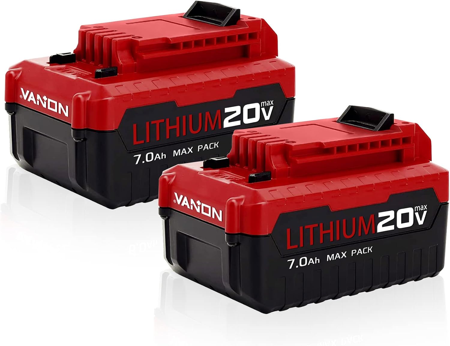 VANON 7.0Ah 20V PCC685L Batteries Replacement for Porter Cable 20V Battery Lithium PCC685LP PCC682L PCC680L PCC680LP 20Volts Batteries,Compatible with Porter Cable 20V Tools 2Packs