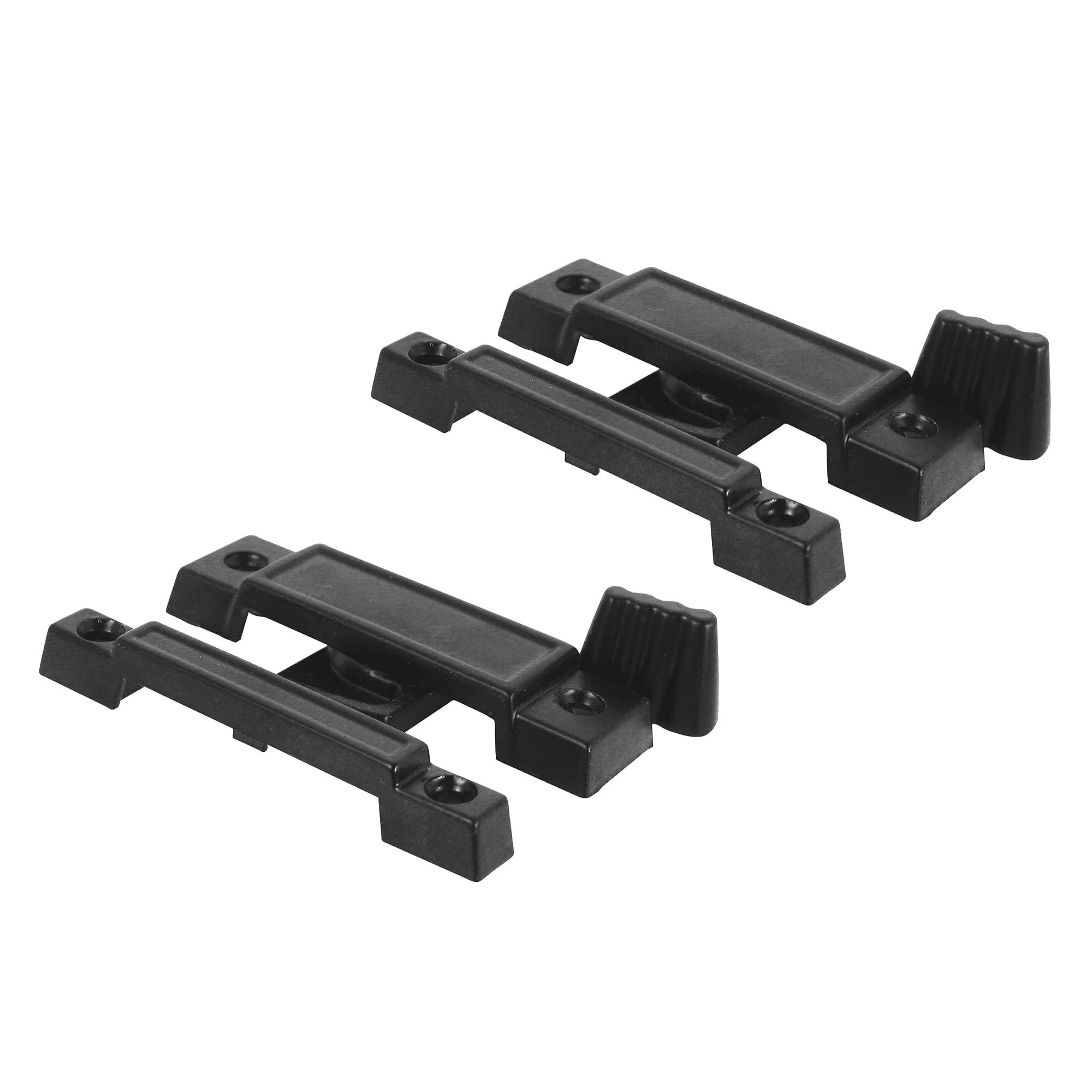 Prime Line MP2532-2 uniwersalna blokada skrzydła okiennego, czarna, 2 sztuki