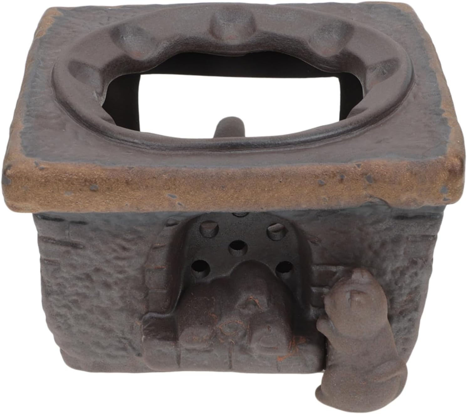 Ceramic Teapot Warmer Heating Stand Household Teapot Heater for Loose Leaf Tea Sturdy Japanese Style Tea Stove Base for Home Use