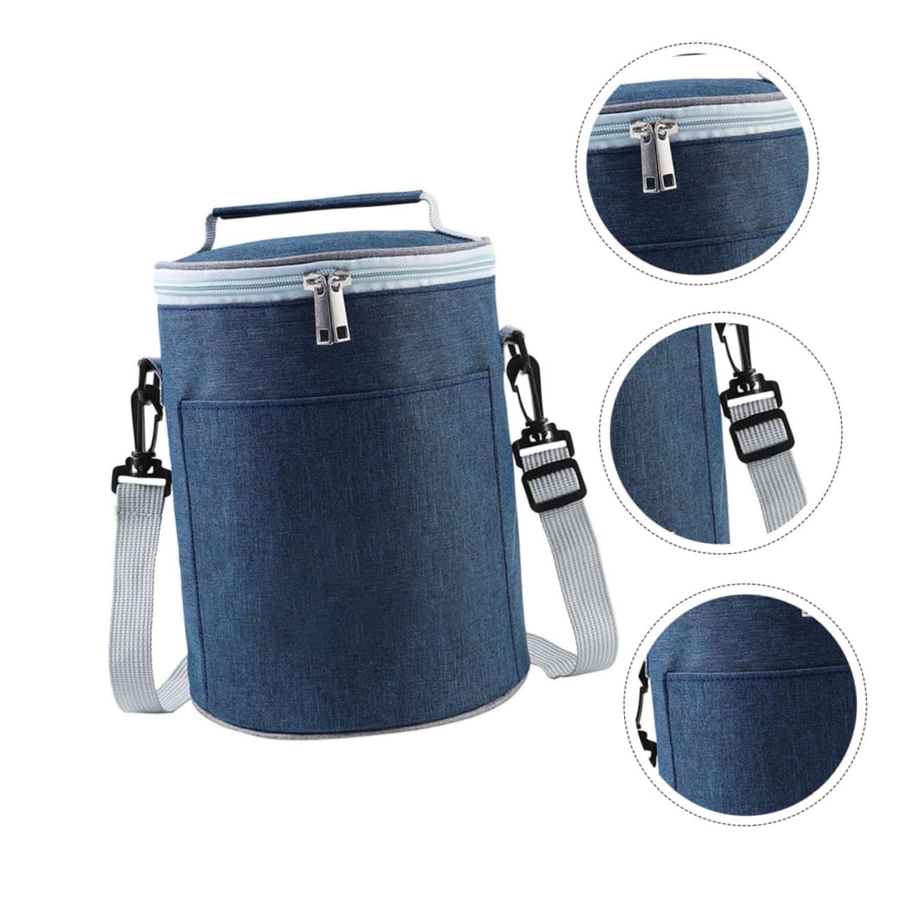 SUPVOX Bolsa Térmica Portátil de Tela Oxford para Almuerzo al Aire Libre, Aislamiento Térmico y Diseño Resistente, Adecuado para Picnic y Camping