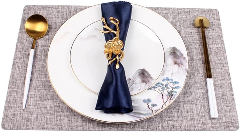 Landscape Ink Painting Tableware Set Home Table Set Western Plate Plate Plate Plate Plate Placemat
