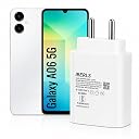 IBERLS 25W Pd 3A Type-C Super Fast Adapter Compatible with Samsung A06/A57/A37/A07/A36/A56/A17/A26/A35/A55/ A16/A15/Tablet/Galaxy Watch- Charge Your Device with 25 Watt USB C Fast Charger- White gallery image