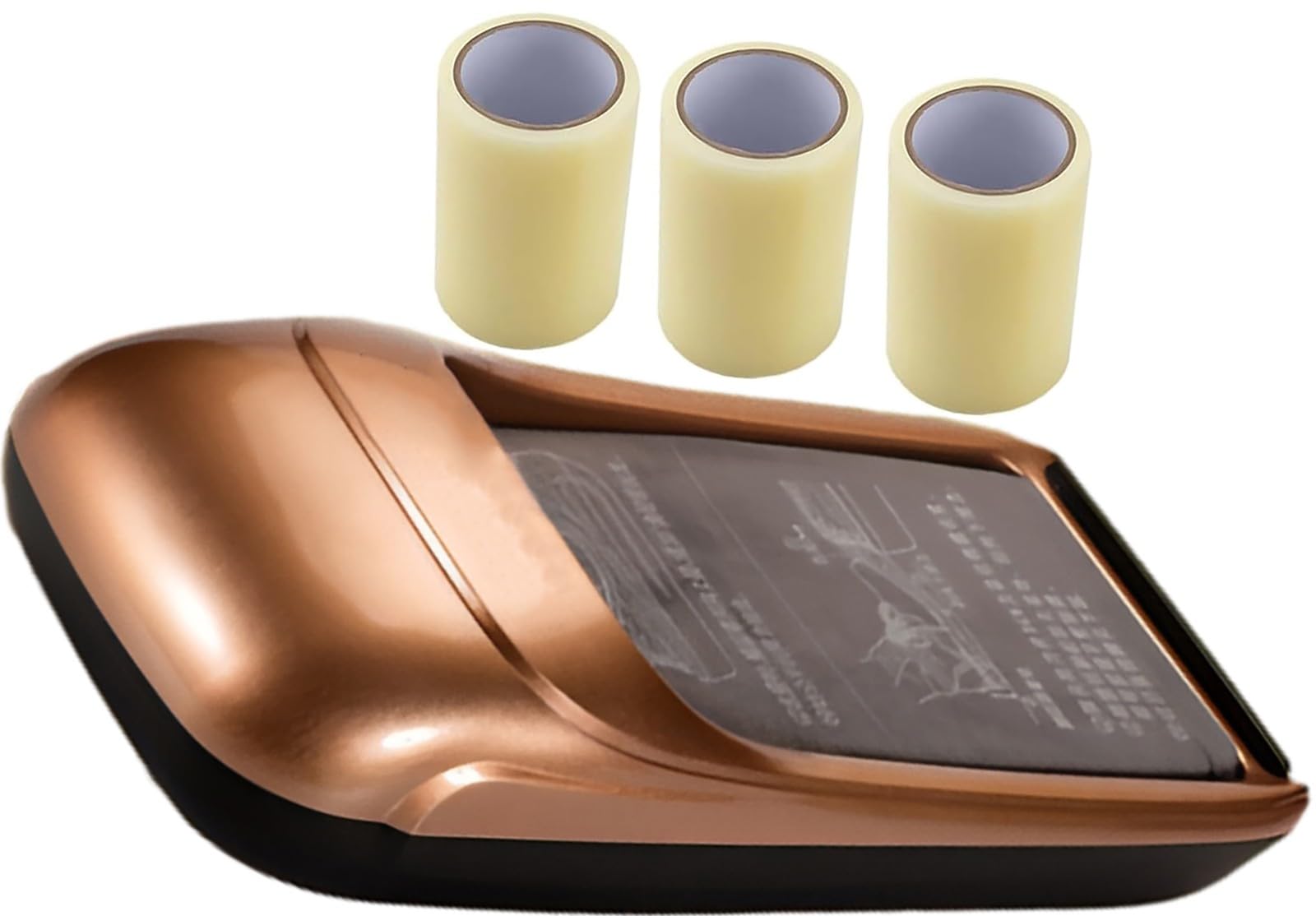 Dispensador de Cubrezapatos Desechables con Pedal y 3 Rollos de PelíCula. MáQuina AutomáTica PortáTil para Fabricar Cubrezapatos