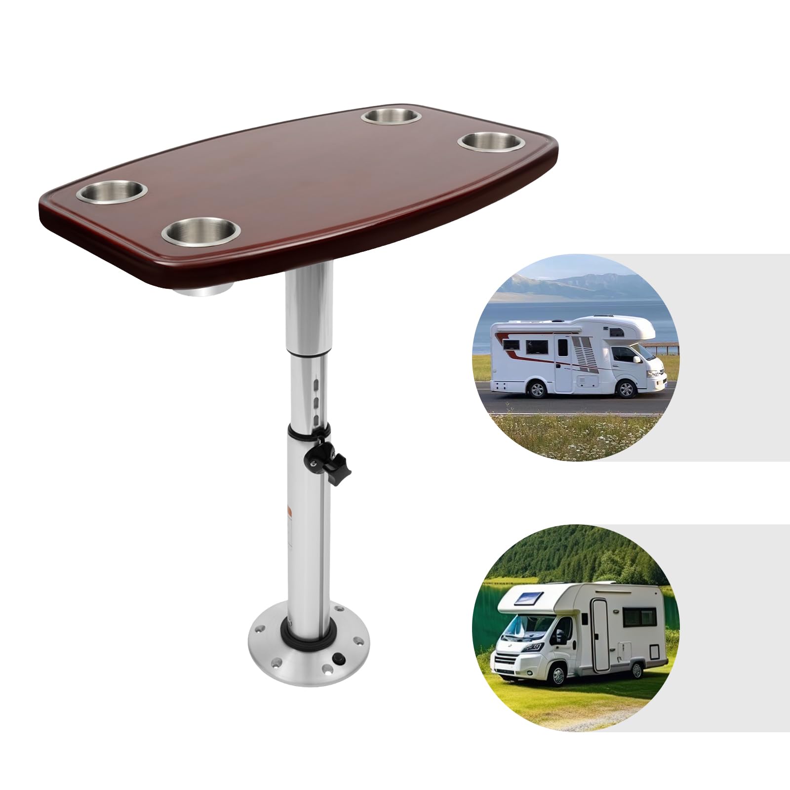 Amazon｜マリン/RV テーブル、ニス塗り取り外し可能ボート