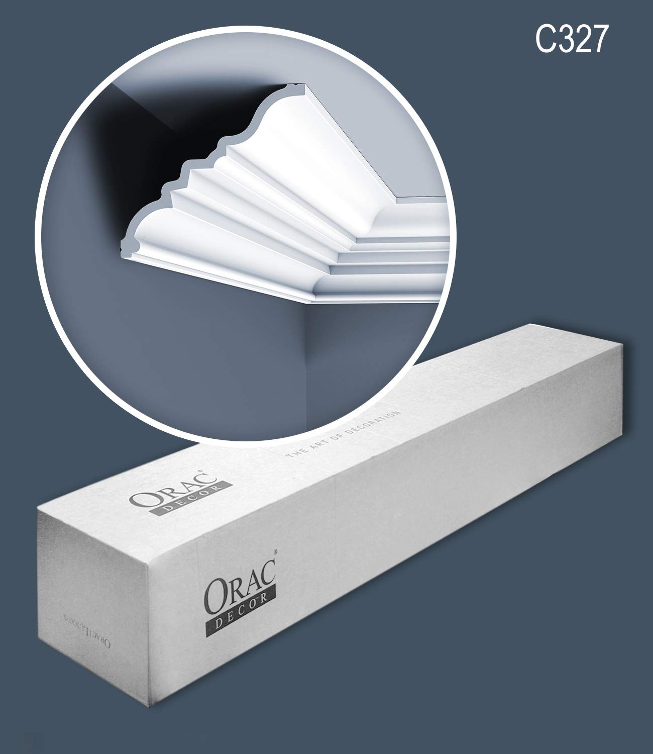 Orac Decor C327-box 1 karton zestaw z 8 listwami narożnymi listwami ozdobnymi 16 m