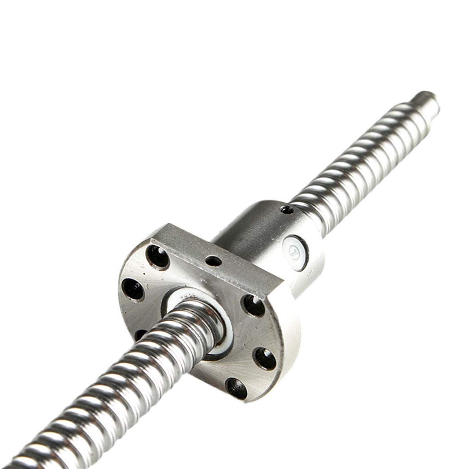 Riel lineal profesional (2 unidades SBR16 + 4 rodamientos de bloque SBR16UU + extremo husillo bolas mecanizado SFU1204 + carcasa tuerca 1204 + soporte BKBF10 + juego acopladores)(SFU600 SBR600)