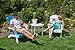 Margaritaville Outdoor Patio Wood Adirondack Chair, It's 5 O'Clock Somewhere, Light Blue