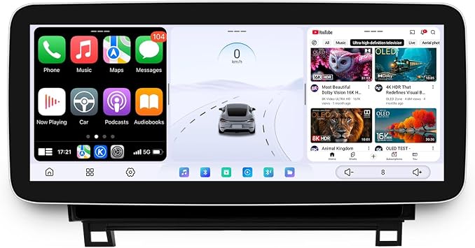 JOYING Car Radio for Toyota Tundra 2007-2013 & Toyota Sequoia 2008-2022, 12.3" QLED Touch Screen Android 13 Car Stereo 12GB+256GB Head Unit with Carplay & Android Auto, AM/FMJY-TT901N12