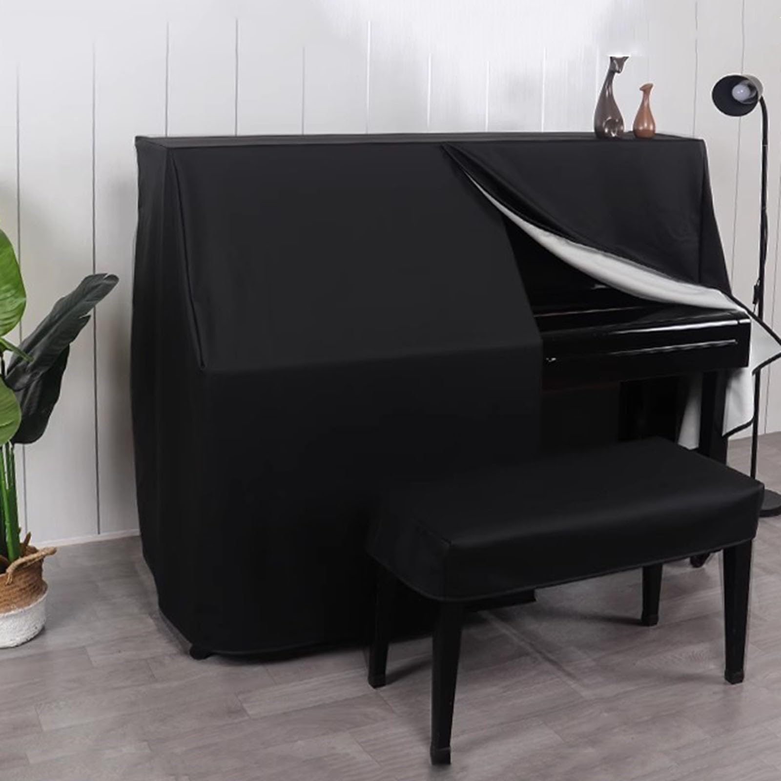Piano stofkap - gemonteerde staande pianohoezen, beschermhoes voor