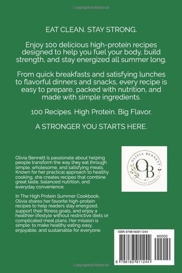 HIGH PROTEIN SUMMER COOKBOOK: 100 Premium Macro-Tracked Recipes, No-Oven Kitchen Strategies, and a Structured 14-Day Blueprint for Accelerated Fat Loss and Lean Muscle Definition image 3