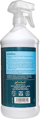 Miniatura 10 de ALZOO Removedor de manchas y olores, levanta y disuelve rápidamente las manchas de mascotas y ayuda a eliminar olores, ingredientes activos 100% a