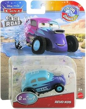 Mattel, Disney and Pixar Cars Color Changers Classic Purple Rod Toy Vehicle for Kids Ages 3 and Up