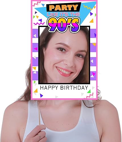Miniatura 9 de Accesorios para cabina de fotos de los años 90, 39 piezas de accesorios de cabina de fotos de hip hop, decoraciones de fiesta de Tvorvik de los años