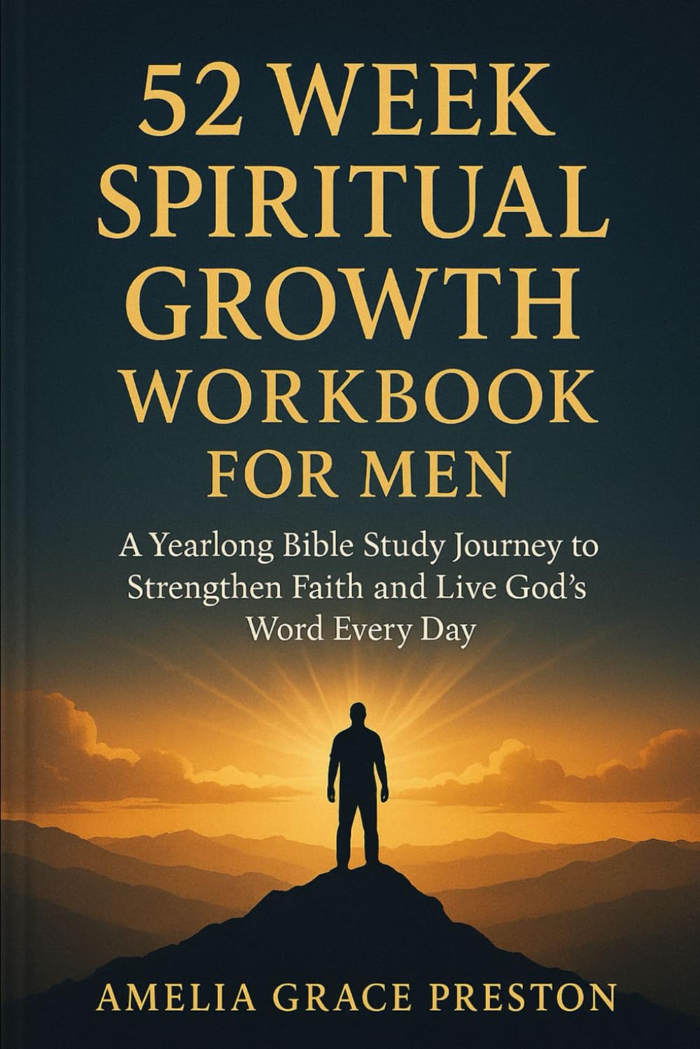 52 Week Spiritual Growth Workbook for Men: A Yearlong Bible Study Journey to Strengthen Faith and Live God’s Word Every Day
