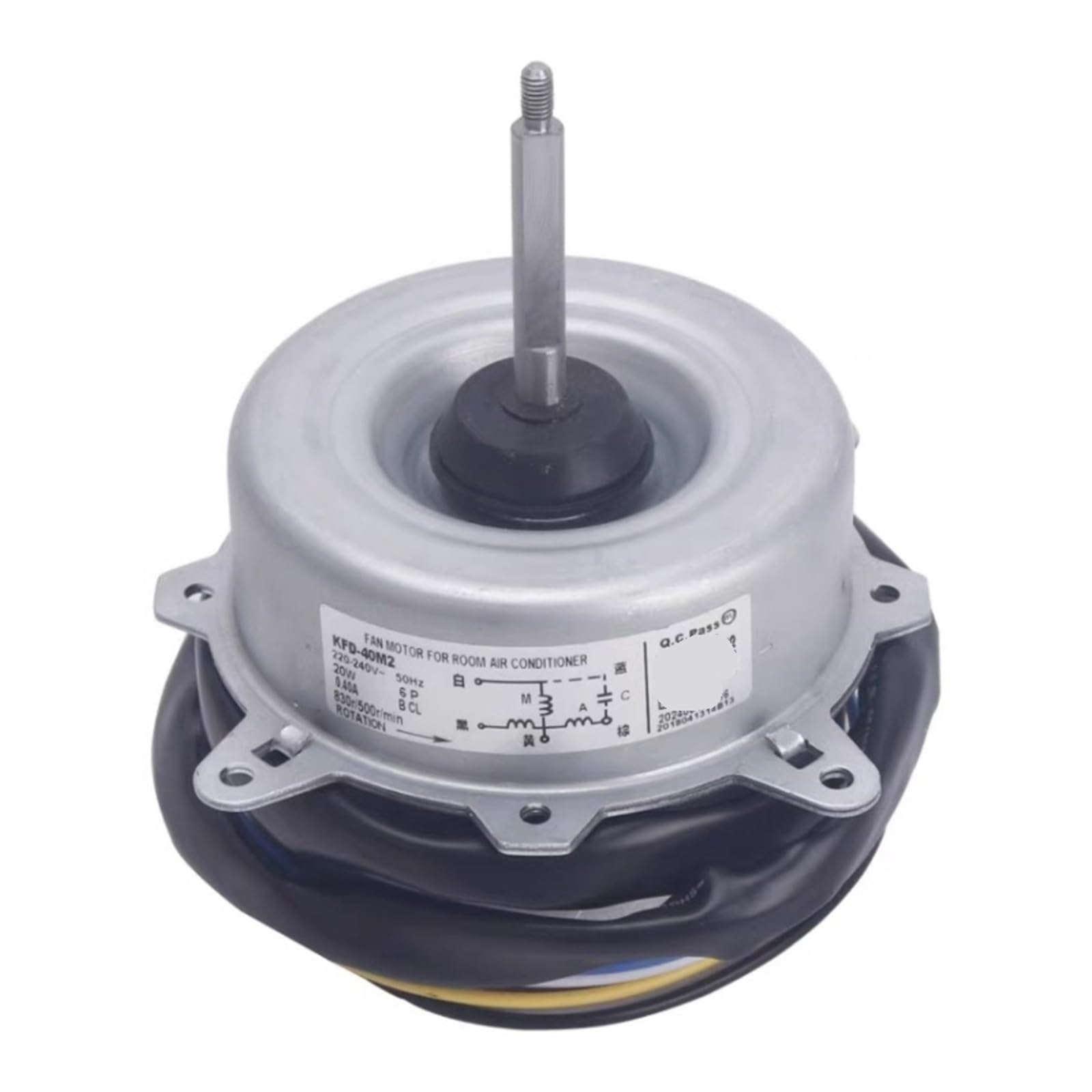 YILMVANY Air Conditioner Outdoor Unit Fan Motor,Compatible For Haier,KFD-40M2 20W 6P 50Hz 220-240V Conditioning Parts