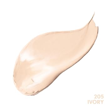 COVERGIRL Simply Ageless Instant Wrinkle Defying Foundation, SPF 28, Hyaluronic Complex & Vitamin C - 205 Ivory, Pack of 1
