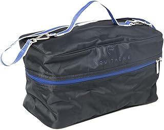 EQUITHEME Equestrian Backpack Saddle Bag Navy/Royal Blue