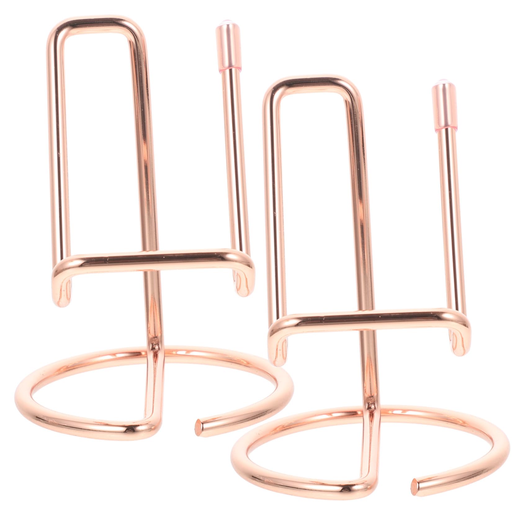 Supporto Per Cellulare e Tablet in Ferro Da Scrivania, Supporto Telefono Stabile e Portatile, Per Ufficio, Soggiorno e Camera Da Letto, Set Da 2 Pezzi Color Oro Rosa