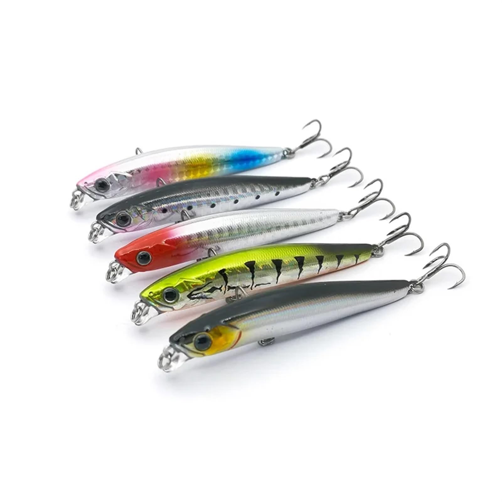 Leurre méné coulant en Eau Douce, Faux appât Artificiel Tremblant for la pêche à la Truite, au brochet, à la Perche, matériel de pêche, Wobblers