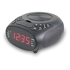GPX Dual Alarm CD Clock Radio, Top Load, FM, Black (CC 318 B) GPX Dual Alarm CD Clock Radio, Top Load, FM, Black (CC 318 B) product image
