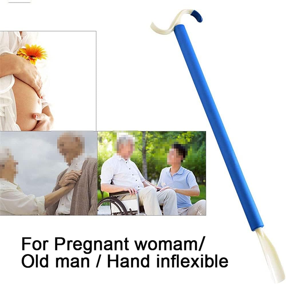 Dressing Stick Aid and Shoe Horn, 2-in-1 Tool,for for Daily Independent Living Man Inflexible