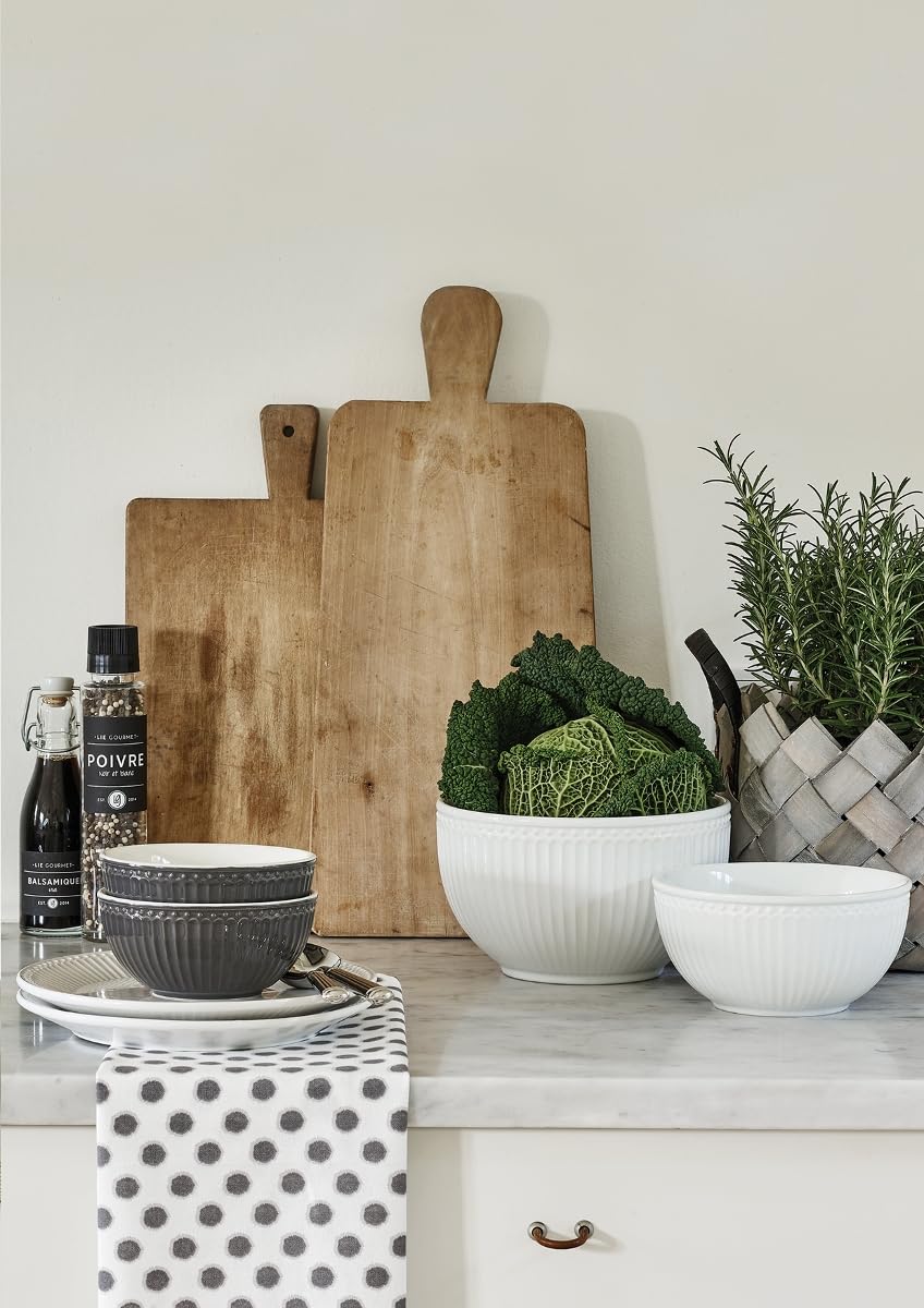 GreenGate - Schüssel mit Deckel - Alice - Kunststoff - grau - 3er Set