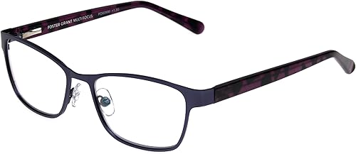 Foster Grant womens Tierney Multifocus Reading Glasses Cat-Eye Reading Glasses