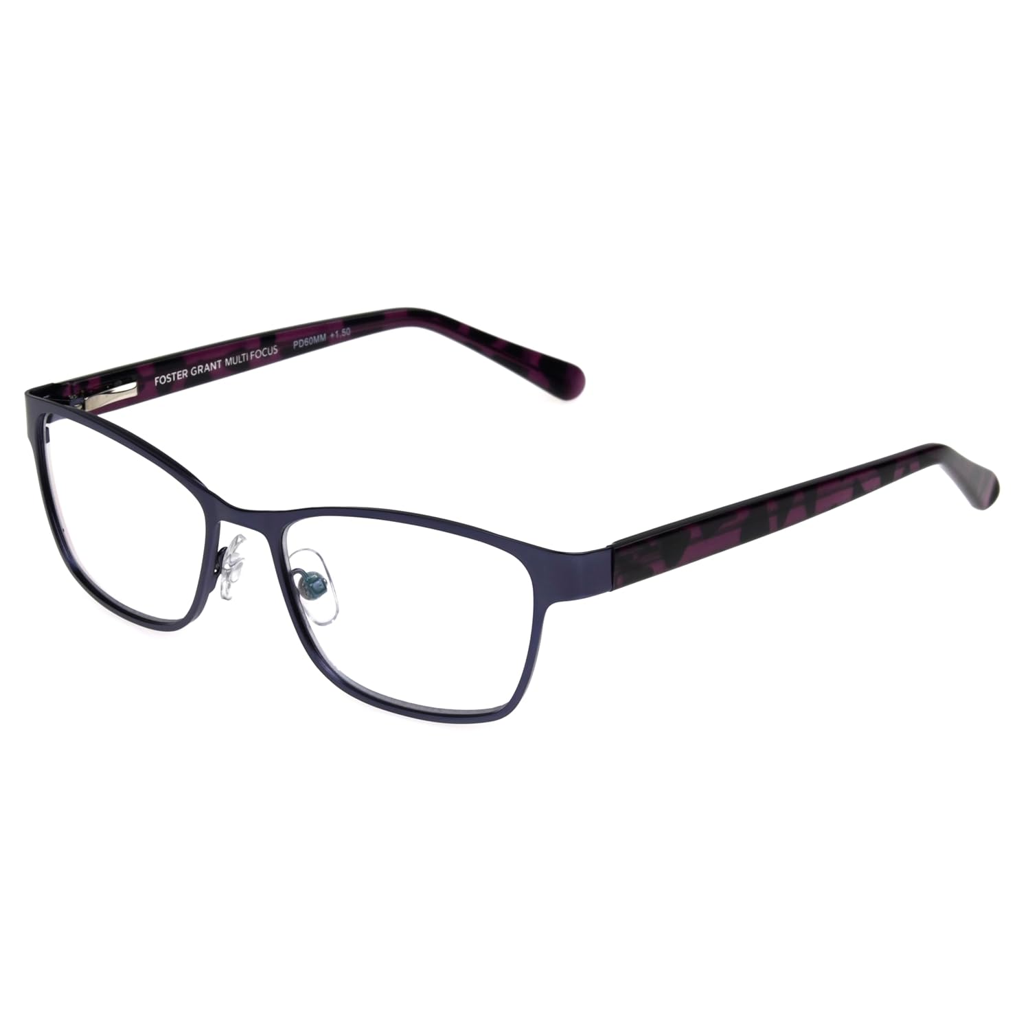 Foster Grant womens Tierney Multifocus Reading Glasses Cat-Eye Reading Glasses