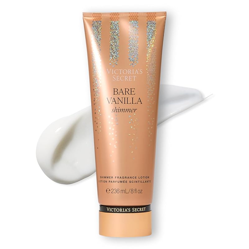 Loção corporal perfumada Victoria's Secret Bare Vanilla Shimmer – 283 g