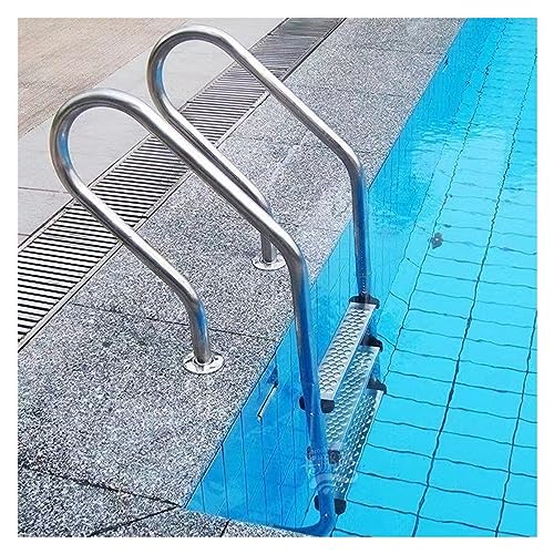 Escalera para piscina con 2/3 peldaños antideslizantes miniatura 1