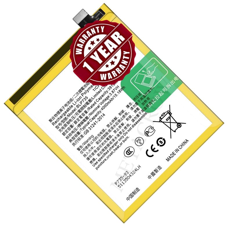 Image of Original BLP735 Battery Compatible for Oppo Reno 2 (CPH1907) - (4000mAh) - 1 Year Warranty JK1
