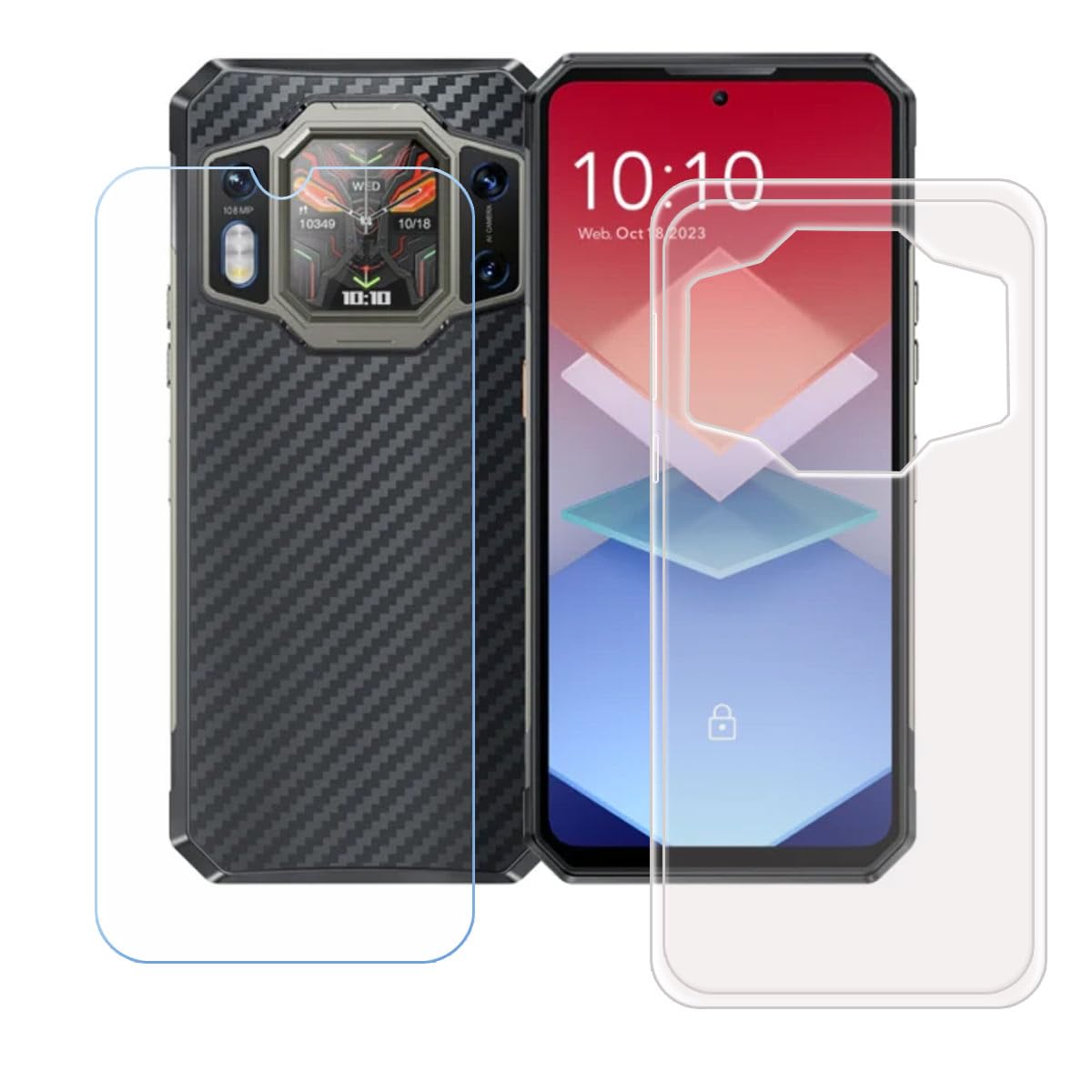 Amazon.co.jp: LCEHTOGYE 適用 Oukitel WP30 Pro +強化ガラス 